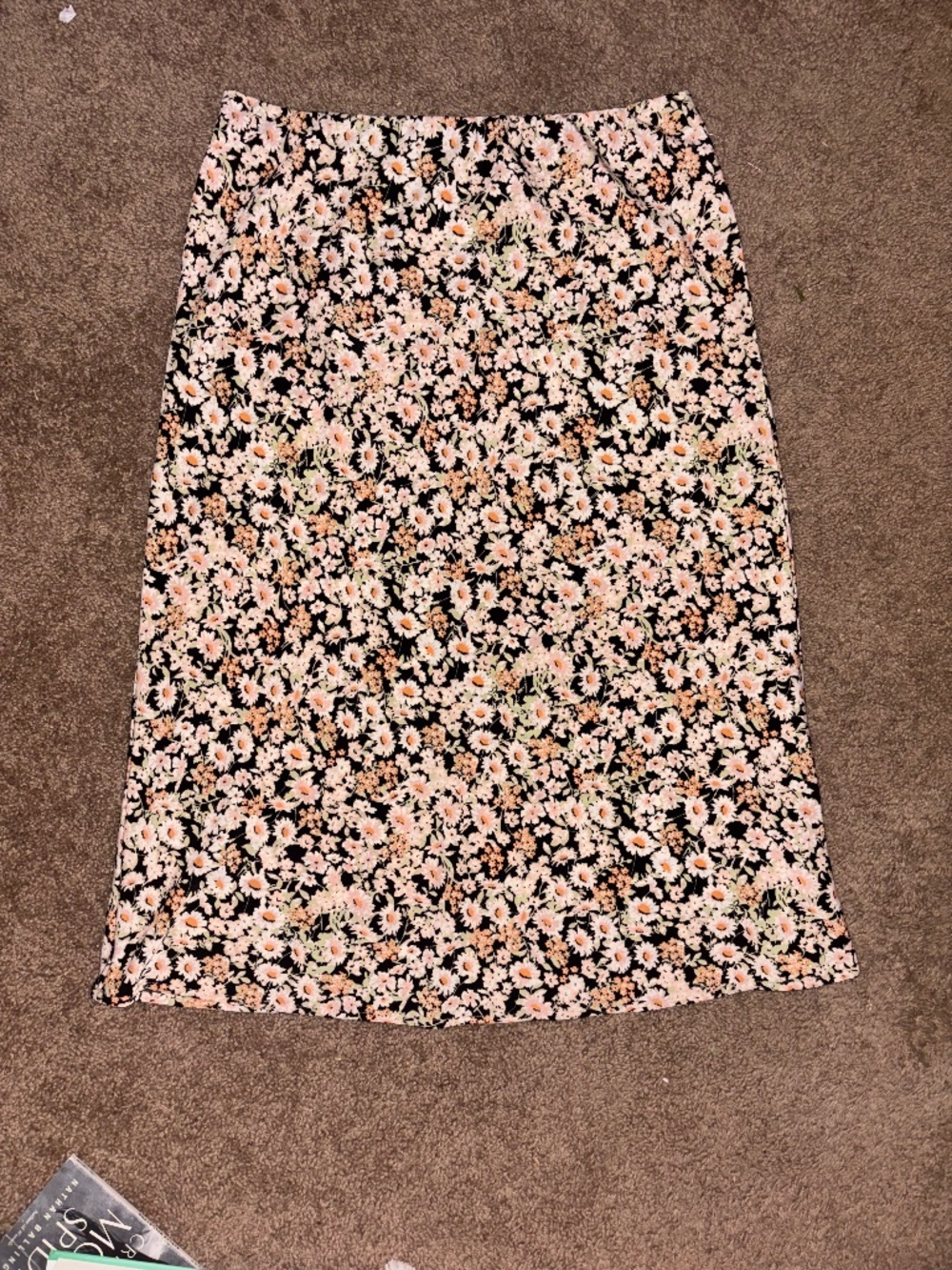 Sanctuary Floral Midi Skirt — Size XL